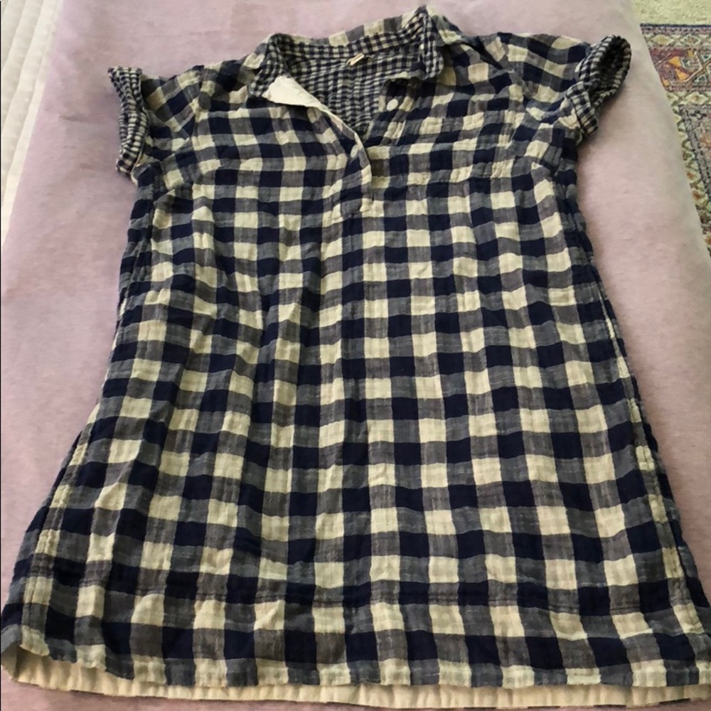 Jcrew Plaid Shirt Dress